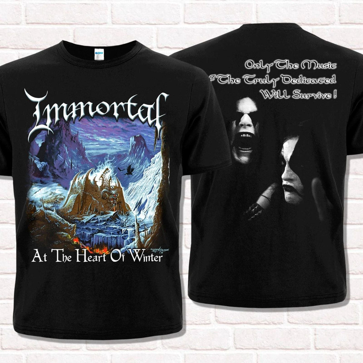 Immortal "At the Heart of Winter" (1999). True Norwegian Black Metal. Unisex