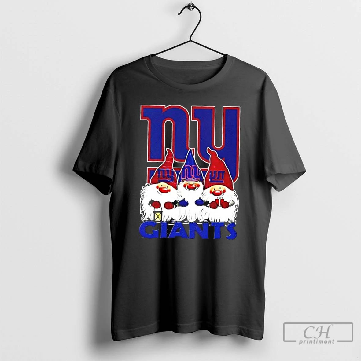 Premium New York Giants X Gnomes Xmas Christmas T Shirts Unisex