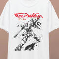 Gundam Vintage Anime , Unisex Retro Graphic Tee, Anime Gift. Holiday Gift Unisex