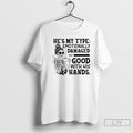 Classic Skeleton Girl Hes My Type Emotionally Damaged But Good With His Hands T Shirts Unisex
