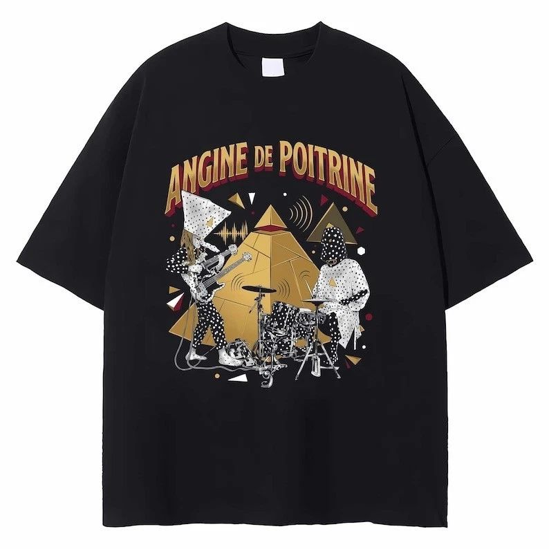 Angine De Poitrine Band , Vintage Music Tee, Rock Concert Shirt Unisex