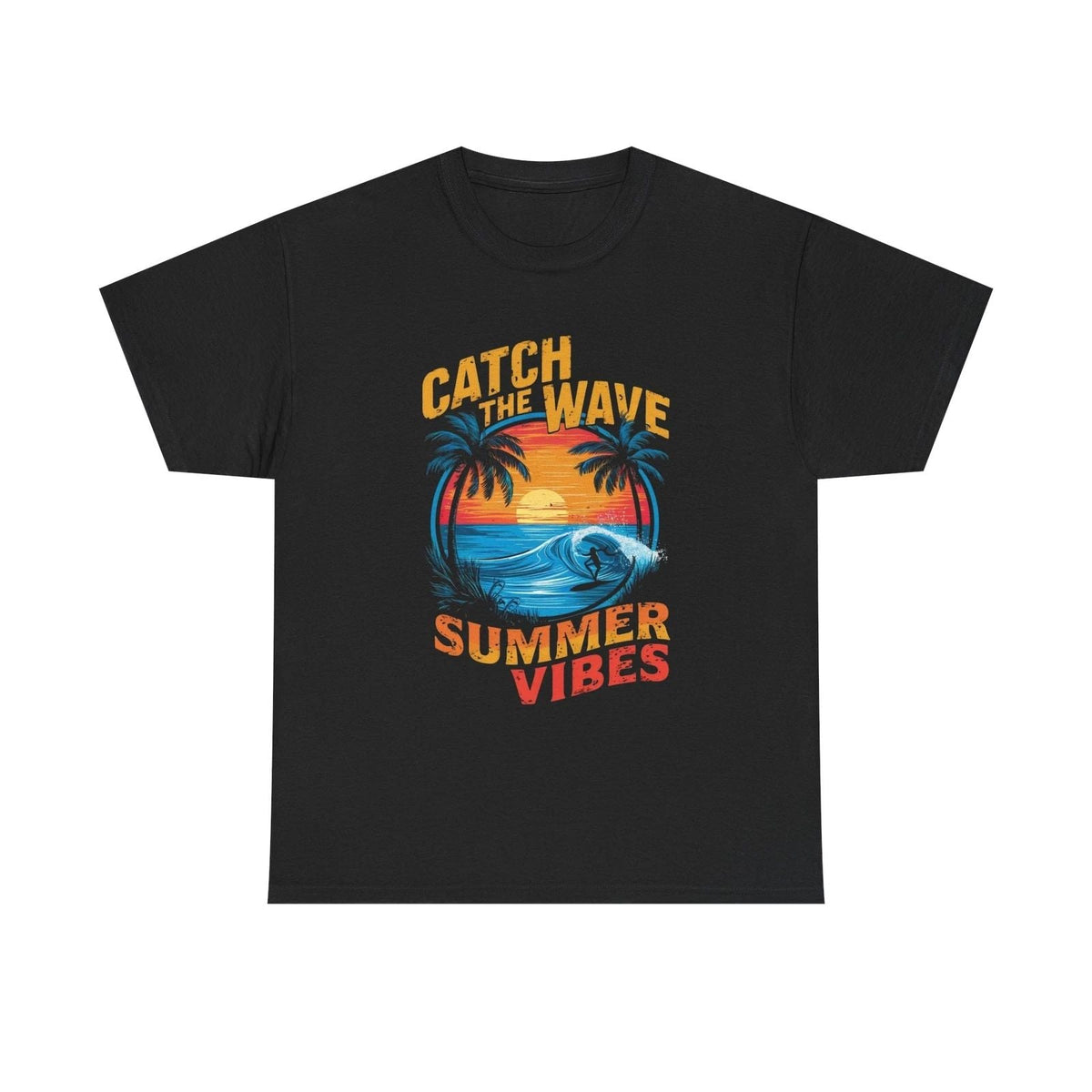 Catch the Wave Summer Vibes Tee, Beach Shirt, Vacation , Gift for Unisex