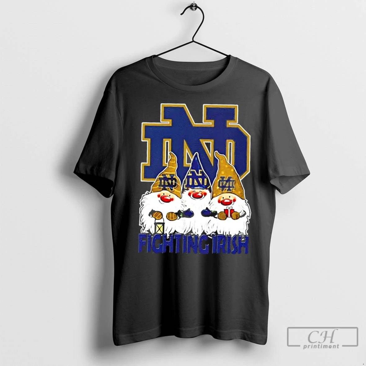 Classic Notre Dame Fighting Irish X Gnomes Xmas Christmas Unisex