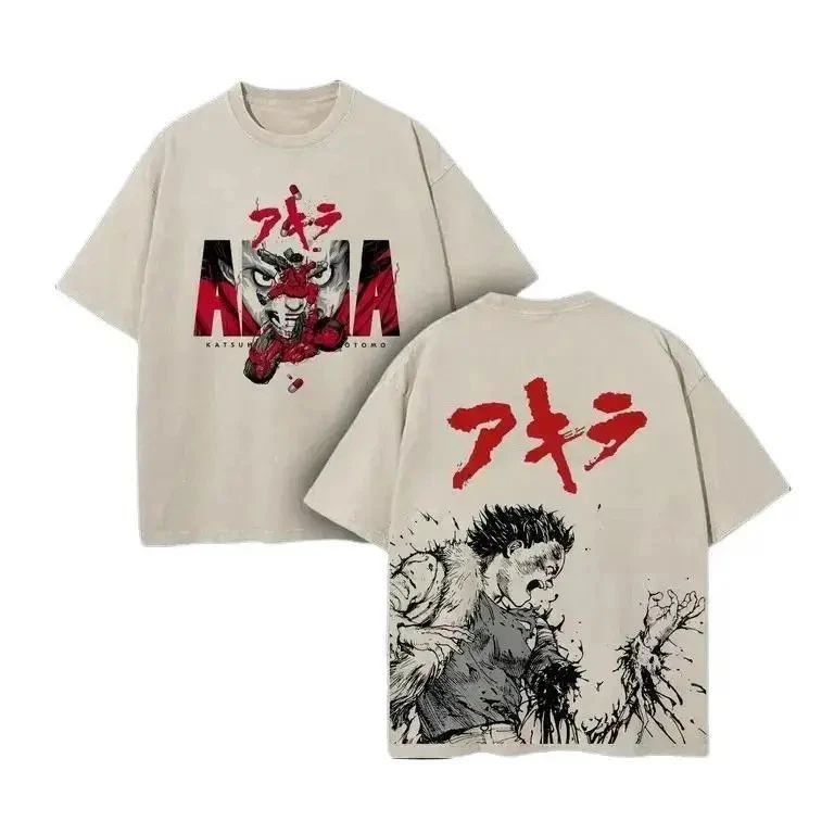 Tetsuo Akira - Akira Anime Double Printed Vintage Anime Graphic Unisex