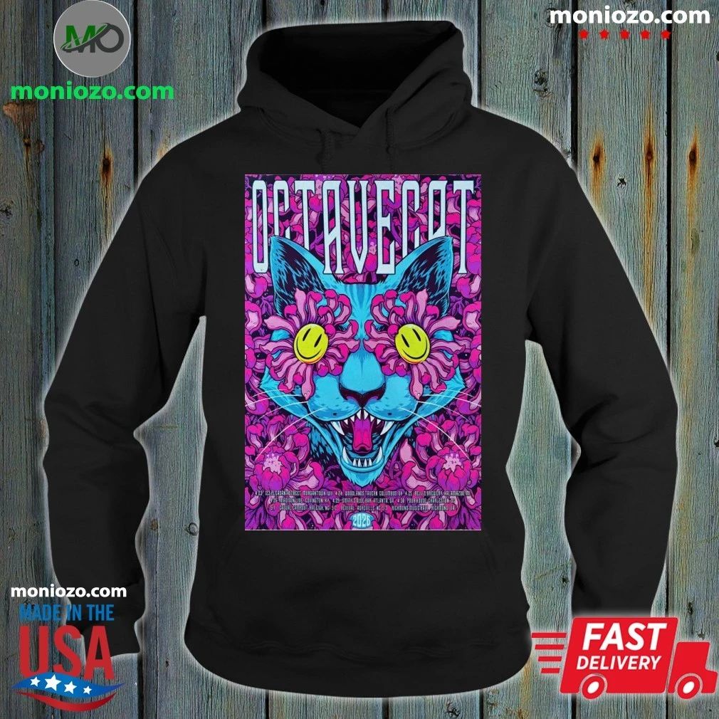 Octave Cat Psychedelic Spring 2026 Tour Poster Unisex
