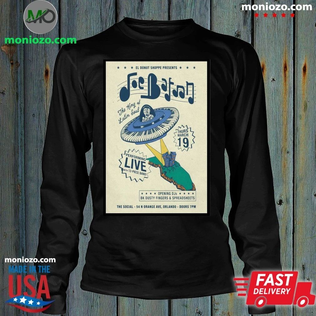 Joe Bataan Orlando FL On March 19 2026 Tour Poster Shirt Unisex