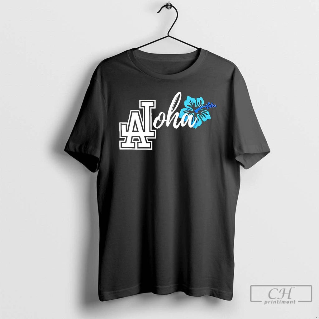 Premium Los Angeles Dodgers Aloha 2025 World Series Champions T Shirts Unisex