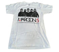 Maroon 5 Adult Small Graphic Tee Design White Cotton [C38] Unisex
