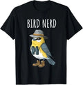 Bird Nerd Funny Bird Watching Birding Bird Lover Watcher Tee S-3XL Unisex
