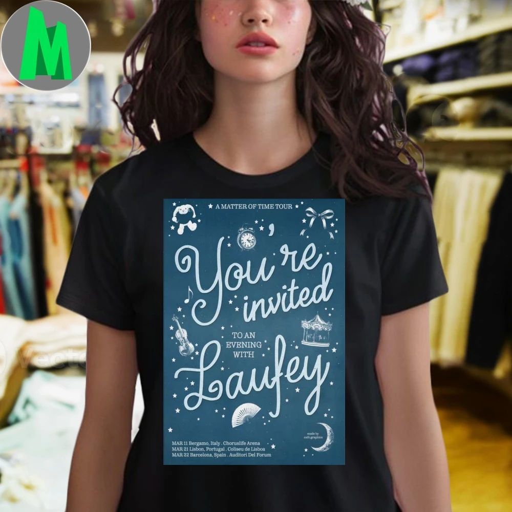 Laufey A Matter Of Time Tour 26 Poster Shirt Unisex