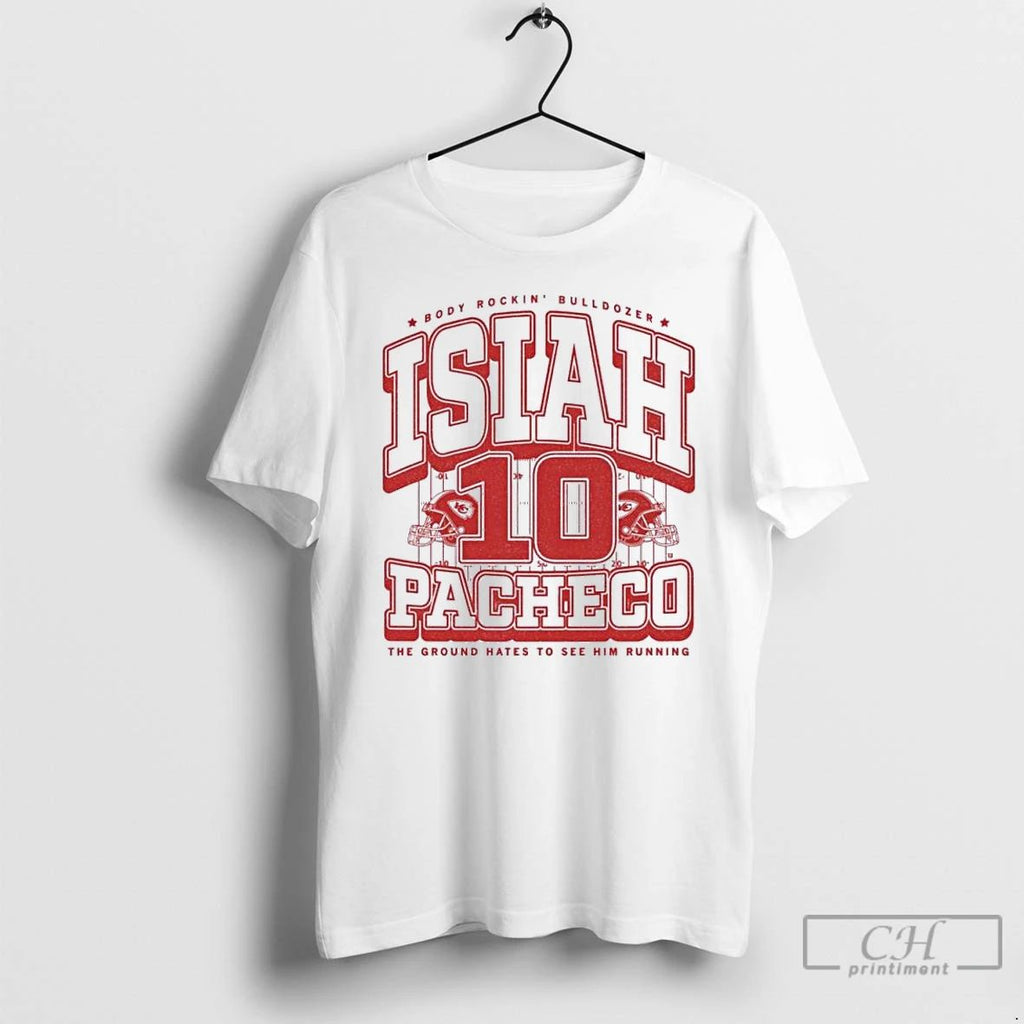 Premium Isiah Pacheco Max Collegiate T Shirts Unisex