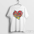 Classic Scratch Heart Logo Fall Out Boy T Shirts Unisex