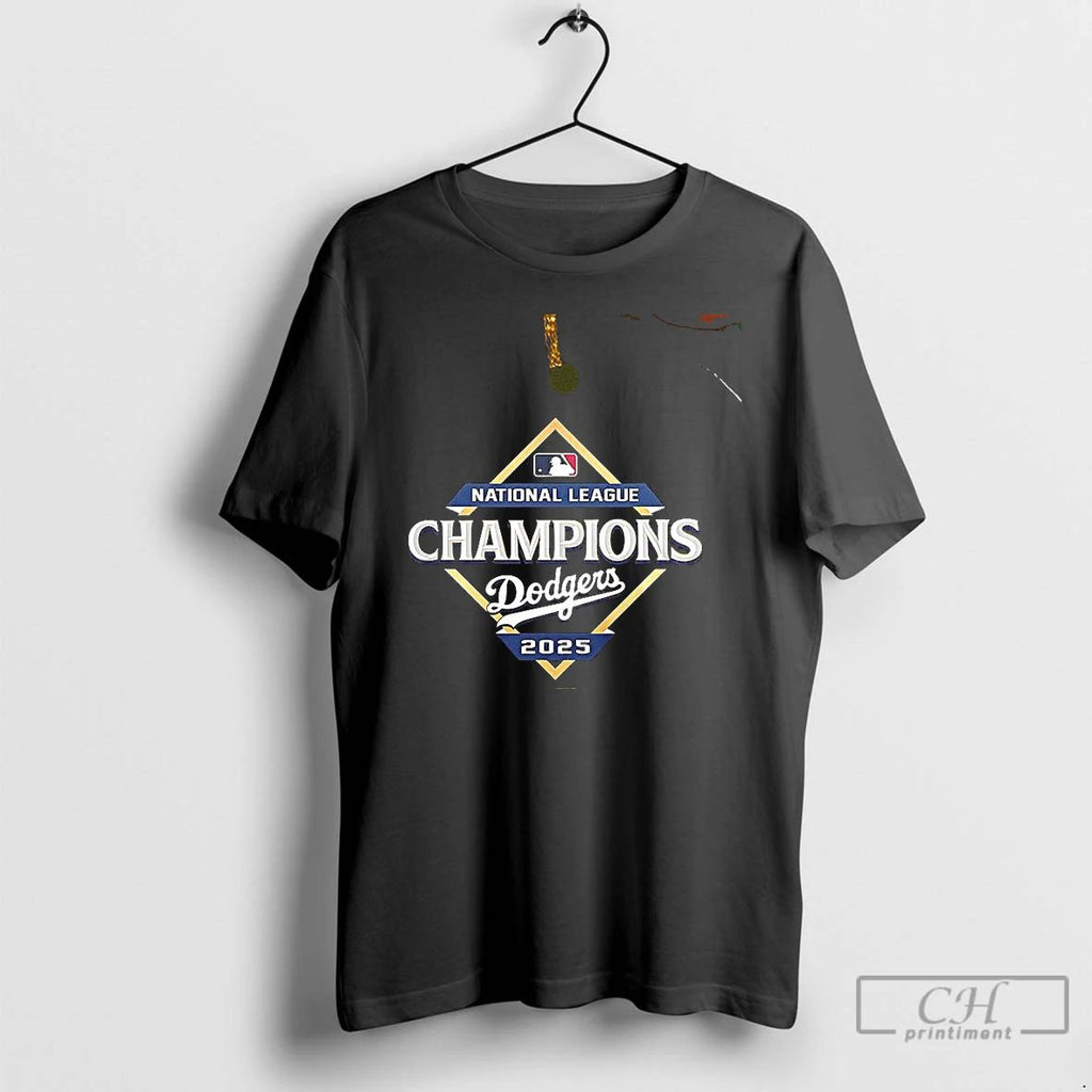 Classic Los Angles Dodgers National League Champions 2025 Two Sided Mugs And T Shirts Unisex