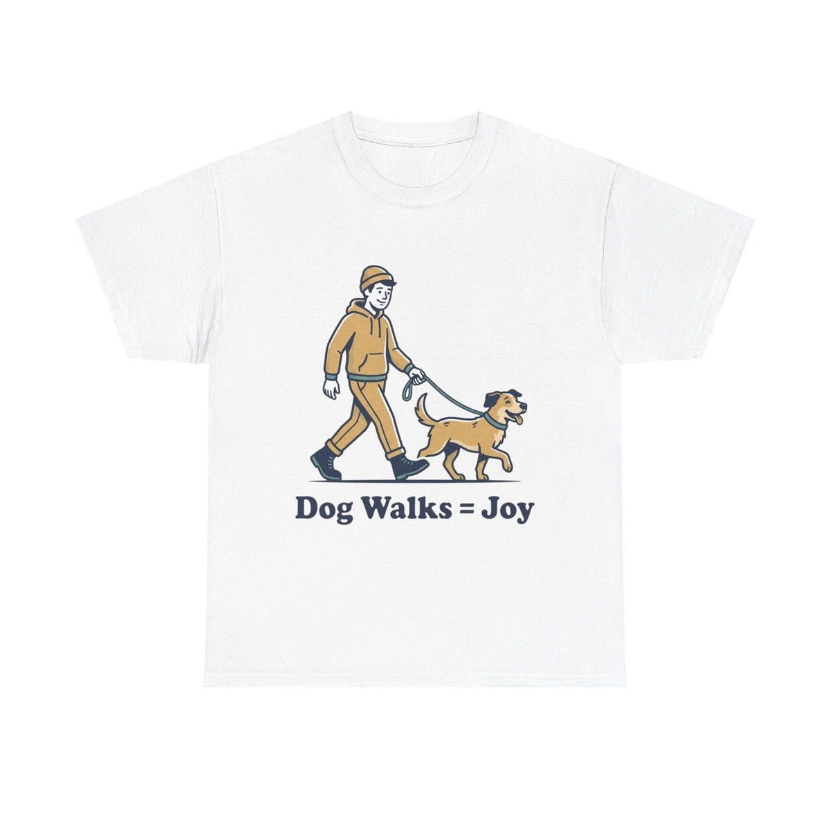 Dog Walks = Joy | Cute Dog Walker | Dog Lover Gift Unisex