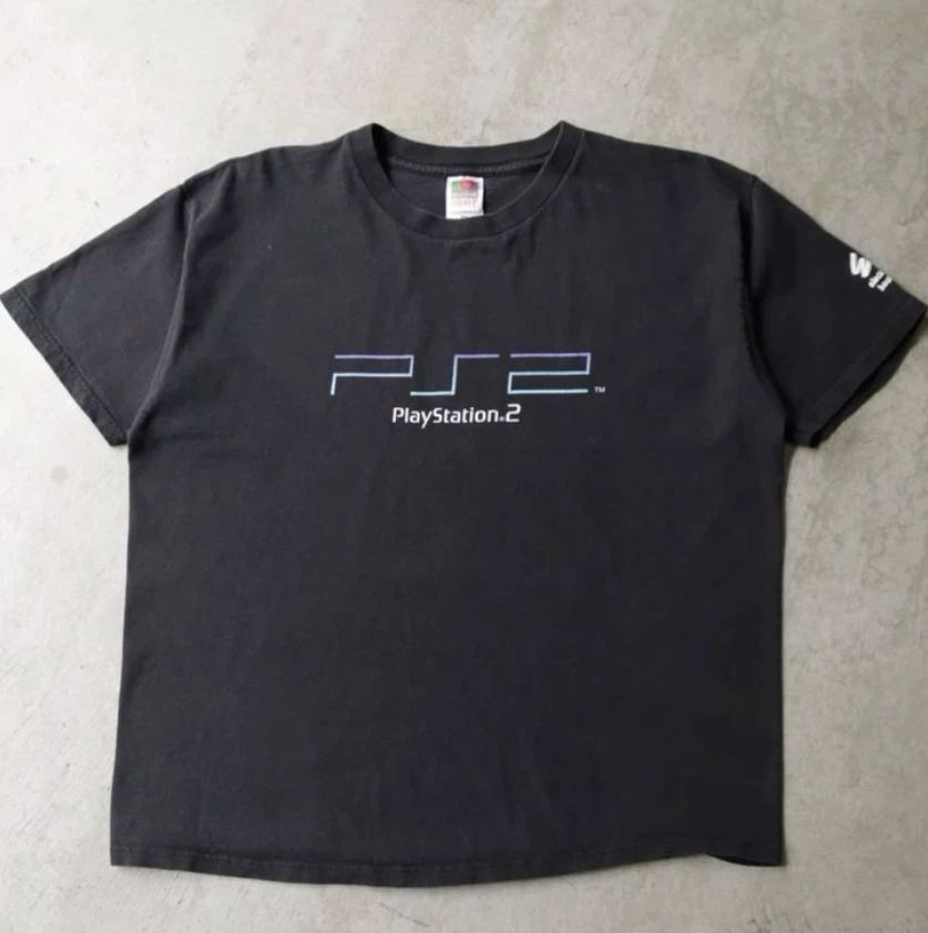 vintage ps2 logo black Unisex