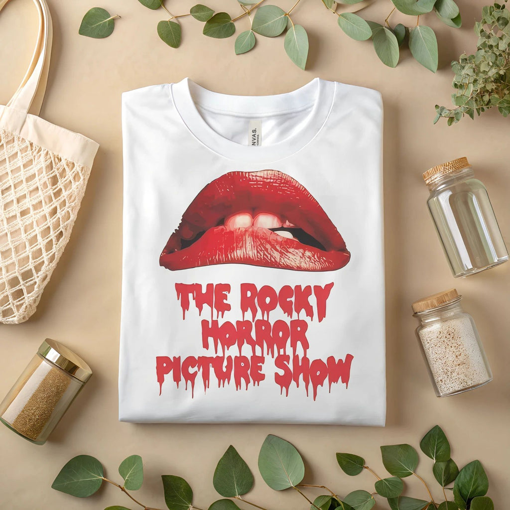 Rocky Horror Picture Show Shirt – Red Lips Horror Movie Graphic Tee A373 Unisex