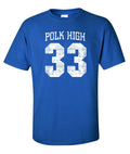 Polk High tee Al Bundy Married With Children Funny No Ma'am Football Unisex
