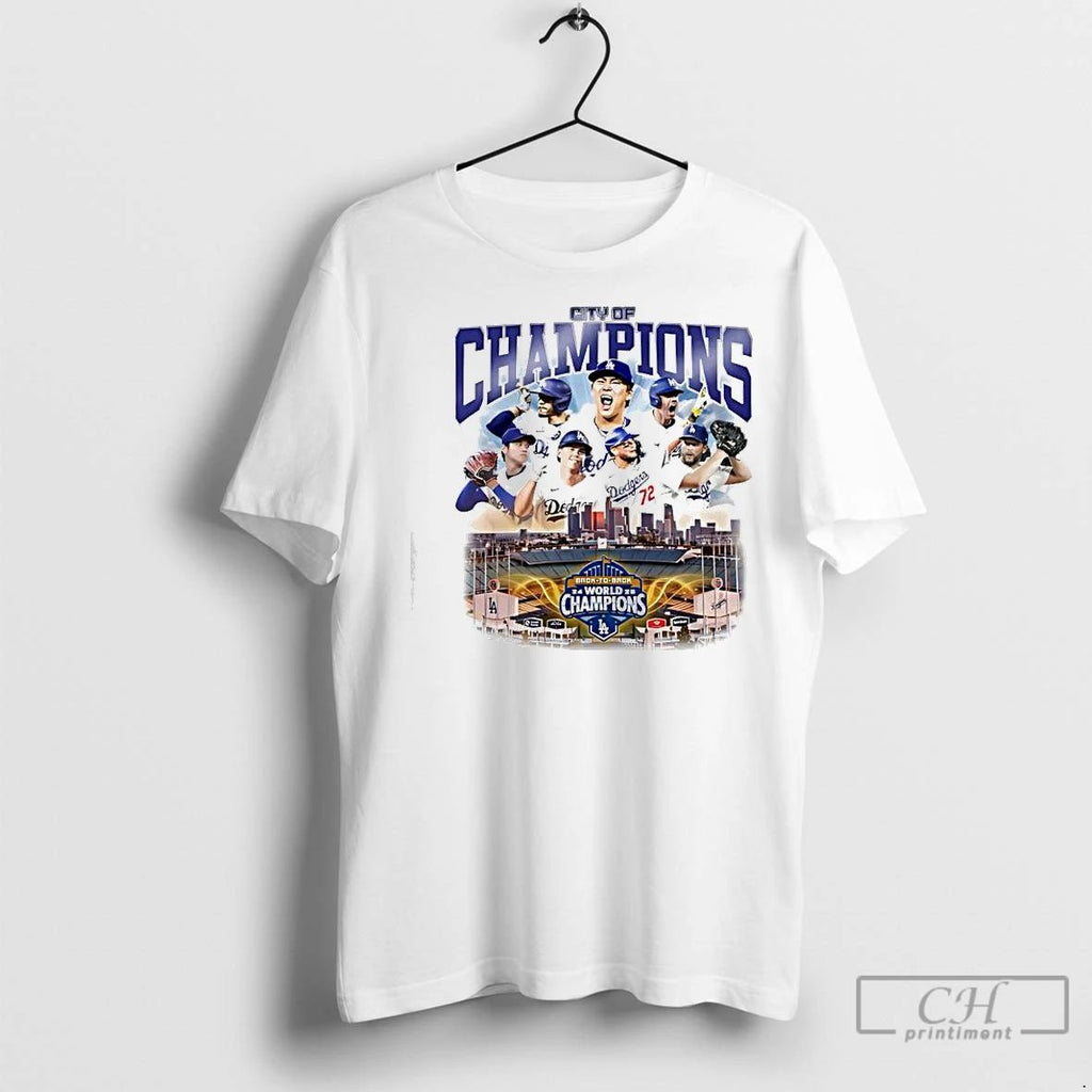 Classic City Of World Champions The Los Angeles Dodgers Unisex