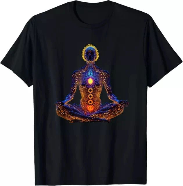 Energy Chakra Yoga Meditation Spiritual Gift Tees S-3XL Unisex