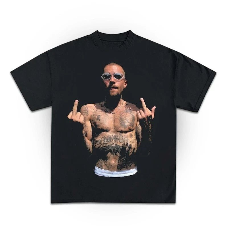 Justin Bieber SWAG Album Launch Exclusive, Middle Finger Fan Tee Unisex