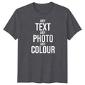 Personalised Custom Photo Logo Tex Printed Stag Do Hen Party Tee Unisex