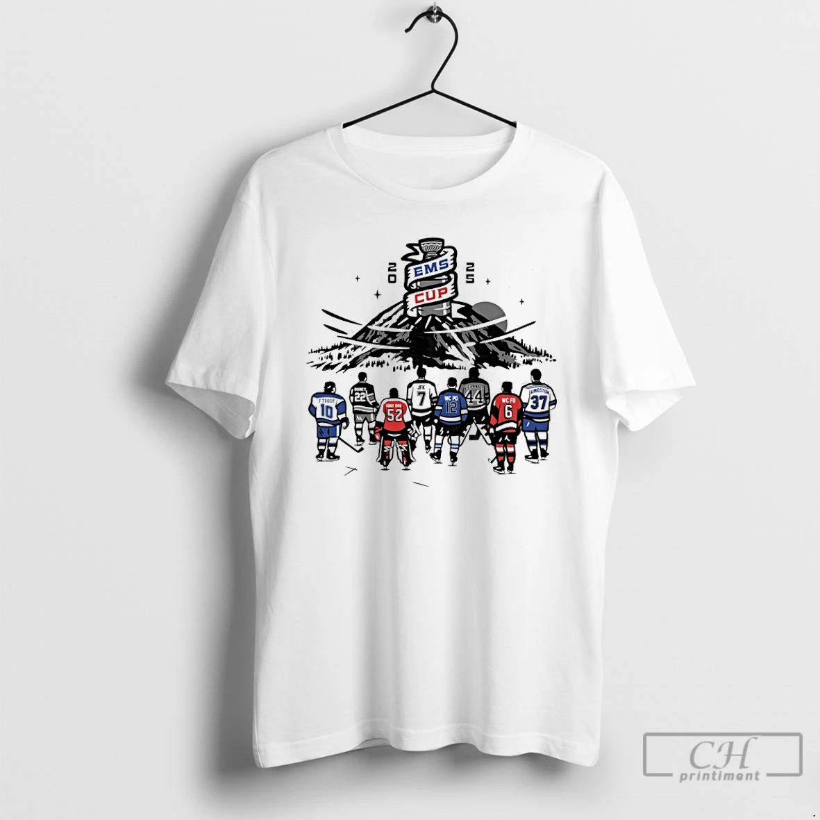 Classic 2025 Nhl Fdny Ems Tournament T Shirts Unisex