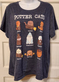 Potter Cats Cute PawterKitten Gifts For Cat Lover Funny XL Unisex