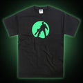 Evil Dead inspired Zombie Chainsaw Moon Silhouette Glow in the Dark Unisex