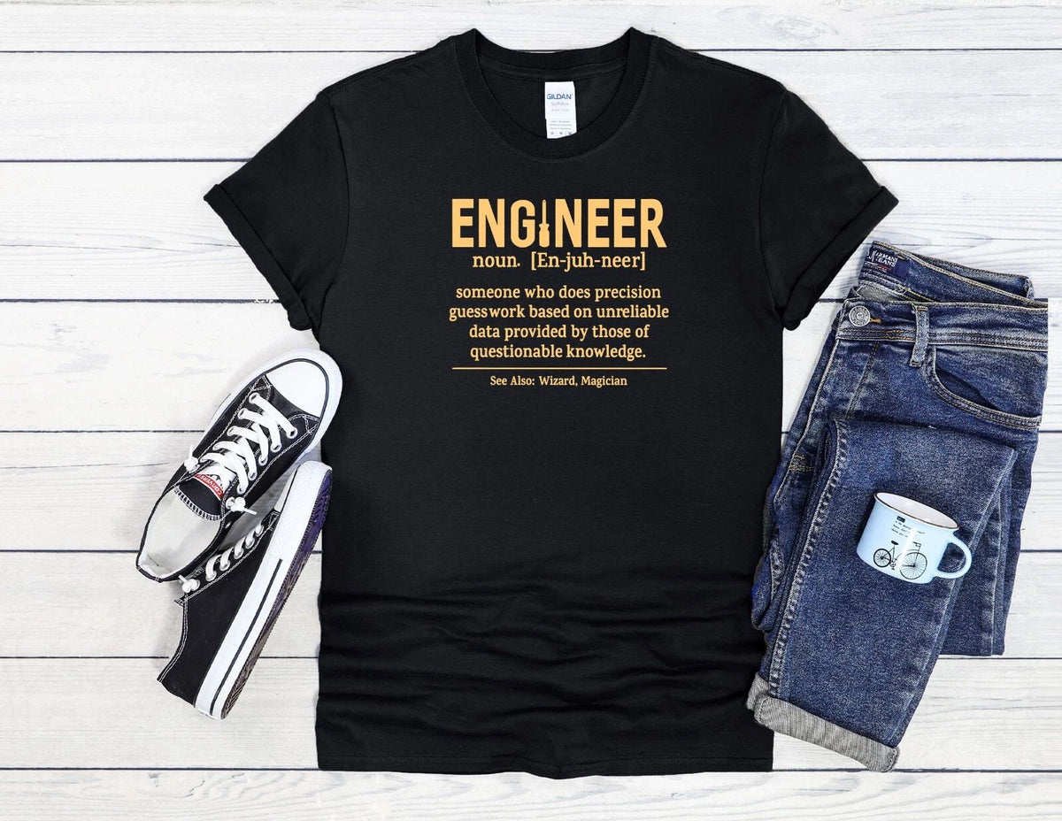 Engineer Definition Cool Fun Men Women Unisex Shirt Baseball 4204 Unisex