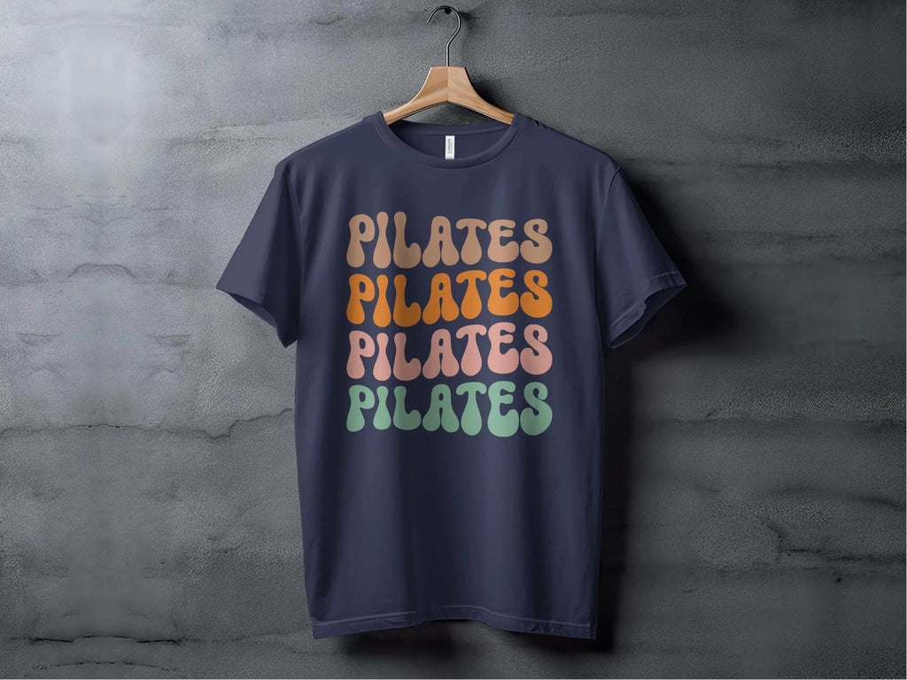 Pilates , Funny Yoga Workout Shirt, Gym Fitness Instructor Gift Tee Unisex