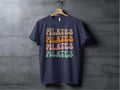 Pilates , Funny Yoga Workout Shirt, Gym Fitness Instructor Gift Tee Unisex