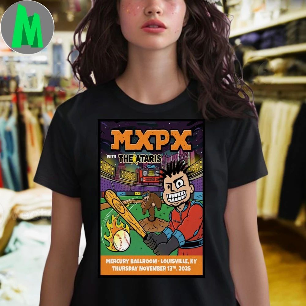 MXPX Louisville KY Concert Nov 13 2025 Poster Shirt Unisex
