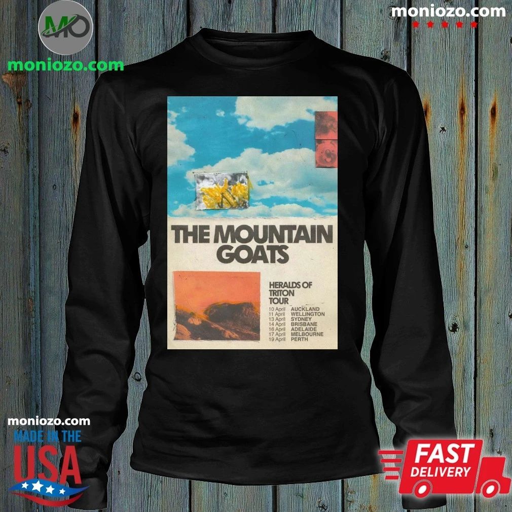 Original The Mountain Goats Heralds Of Triton Tour 26 Poster Shirt Unisex