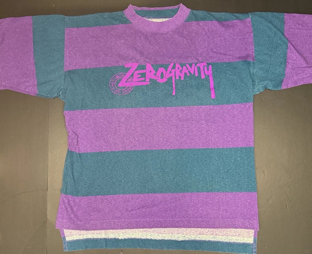 Vintage 90s - ZERO GRAVITY Tshirt - XL - Single Stich - Skate / Surf Lifestyle Unisex