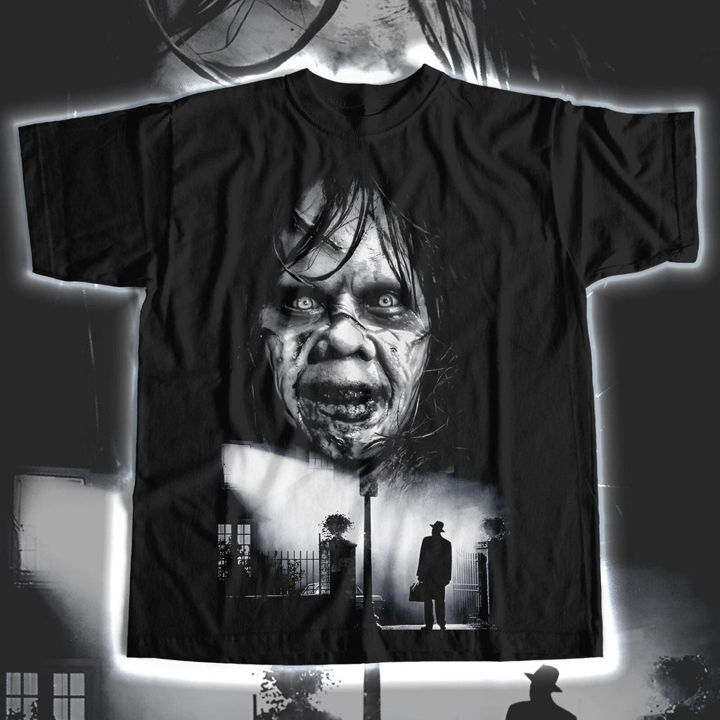 Halloween Classic Horror Tee Shirt Exorcise Me Demon Big Tall Small T #9 Unisex