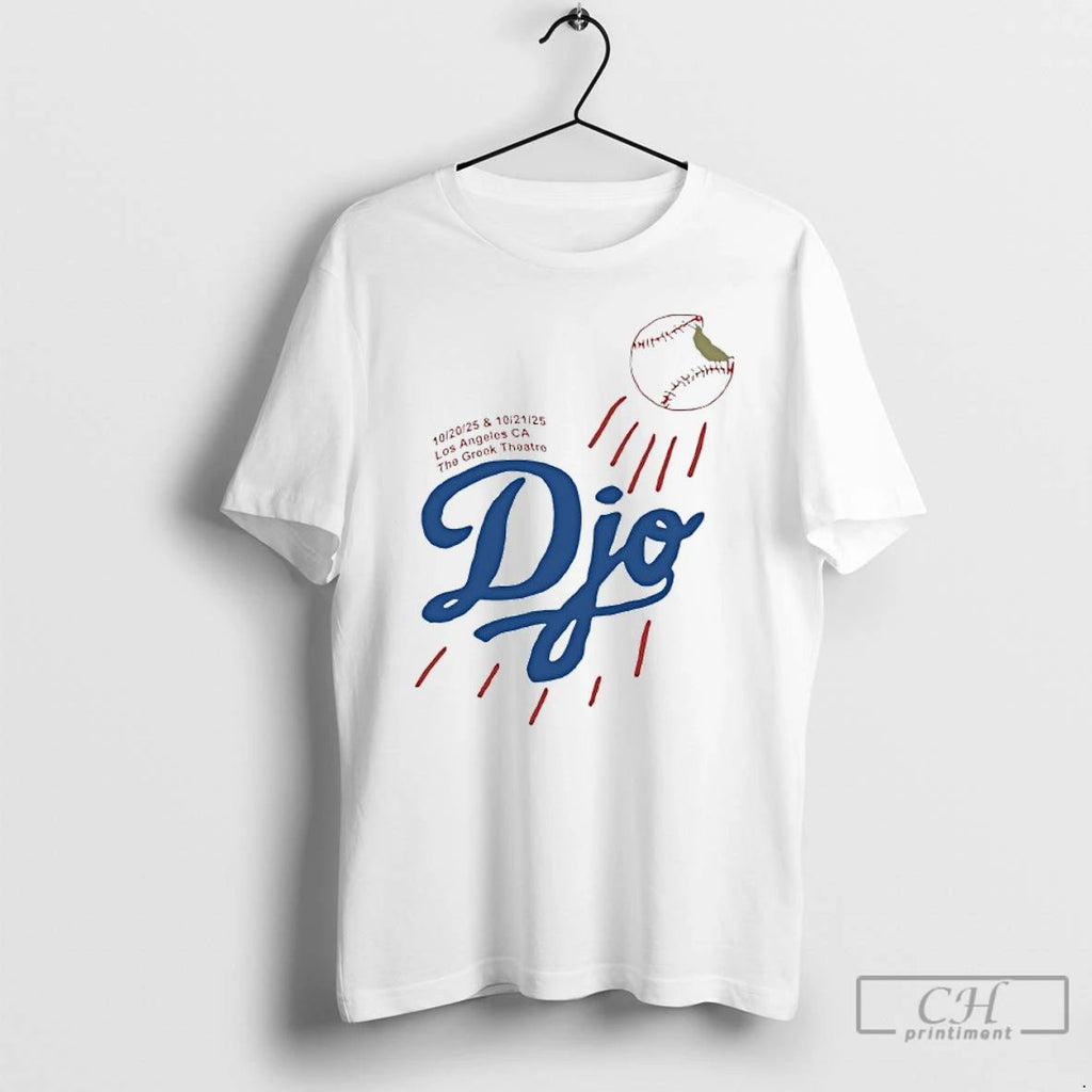 Classic Los Angeles The Greek Theatre 2025 Djo Tour T Shirts Unisex