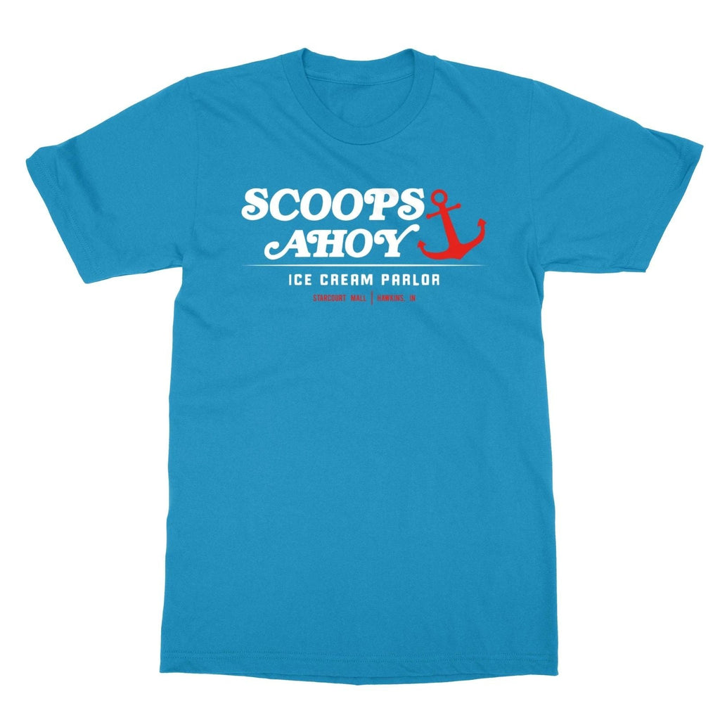 Scoops Ahoy Ice Cream Parlor 80's Retro Men's Unisex