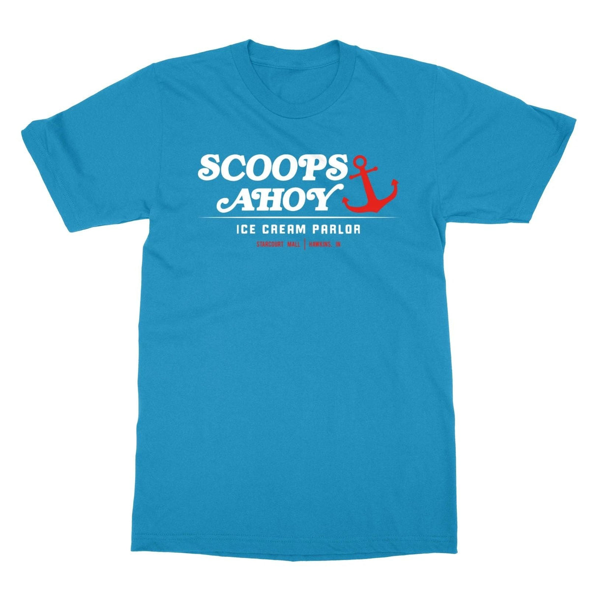 Scoops Ahoy Ice Cream Parlor 80's Retro Men's Unisex