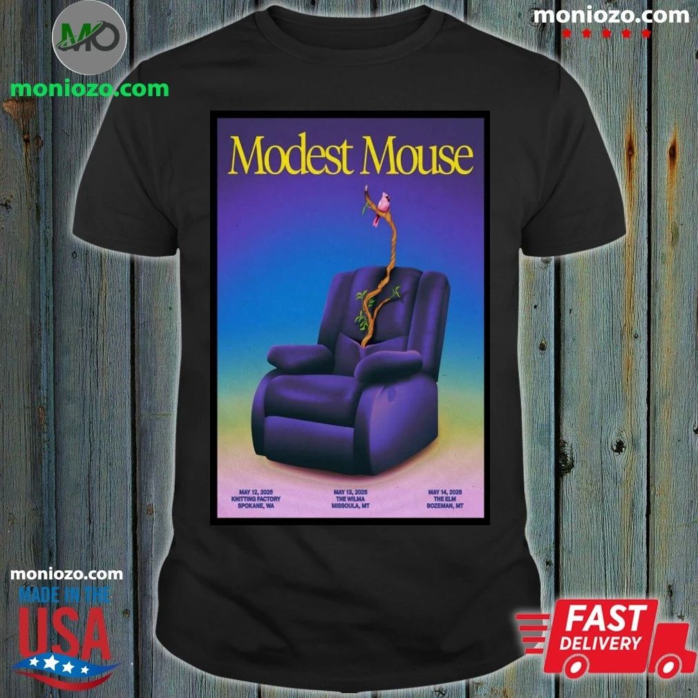Original Modest Mouse May 12 2026 Spokane WA Poster Shirt Unisex