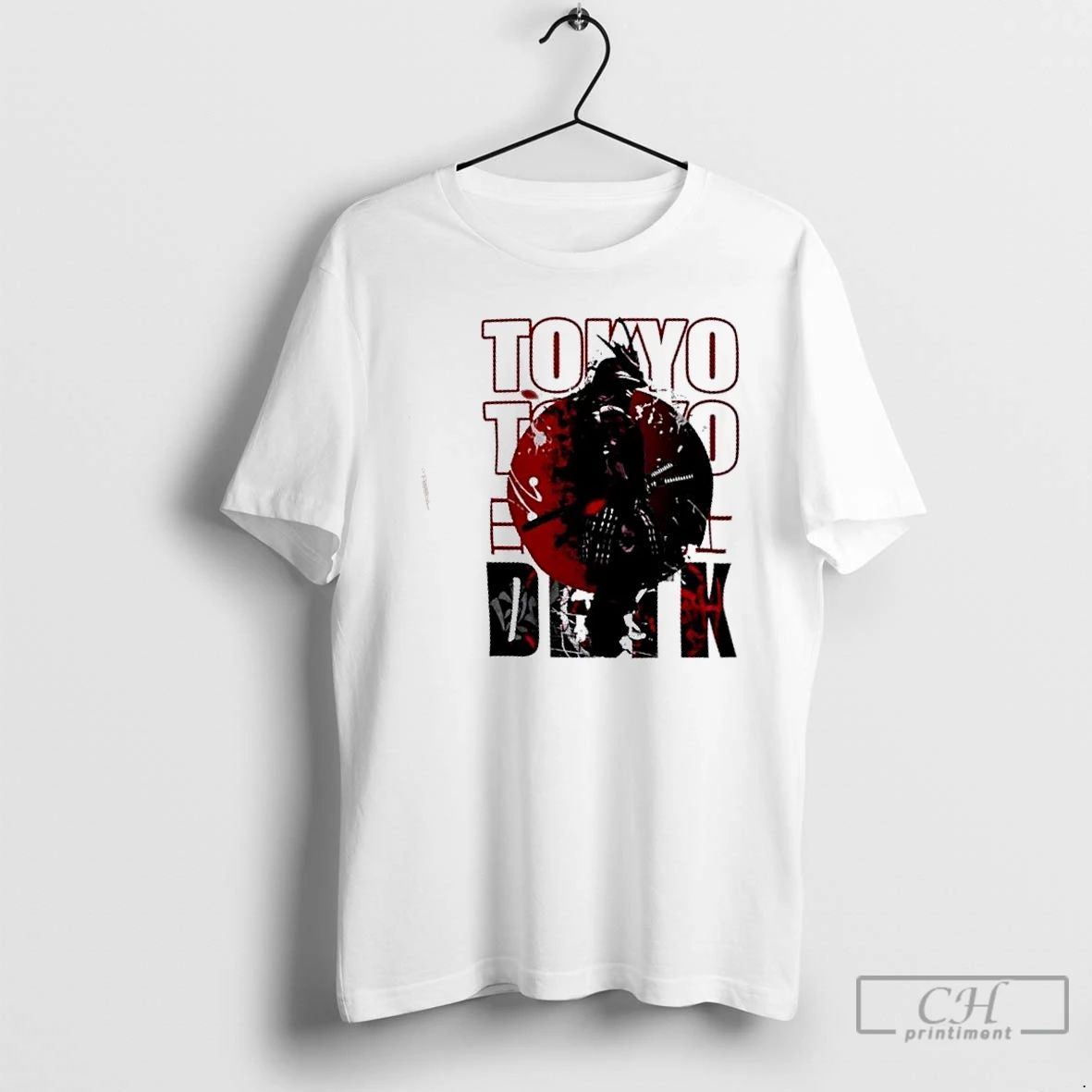 Classic Tokyo Samurai Japanese Warrior Graphic T Shirts Unisex