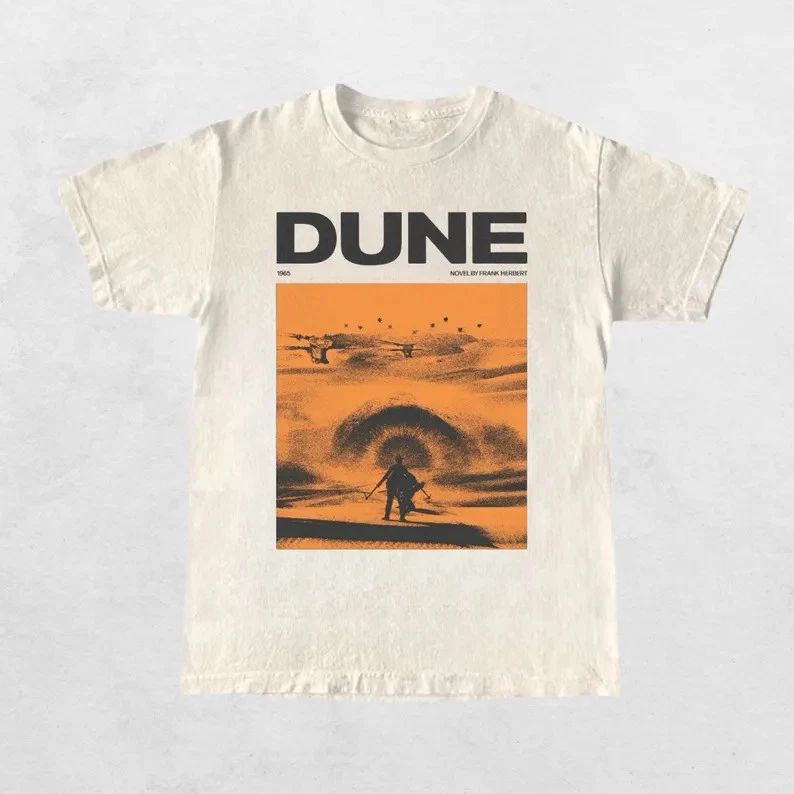 Vintage Sci-Fi Desert Planet Comfort Tee Adult Shirt Classic Style Unisex