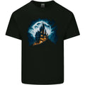 A Haunted Castle Fantasy Halloween Mens Light Cotton Unisex