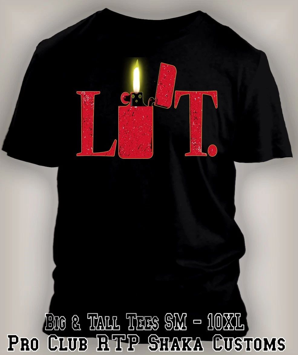 Sneaker RED LIT Tee Shirt Match to J10 Retro Light Smoke Graphic T Big Tall Sm Unisex