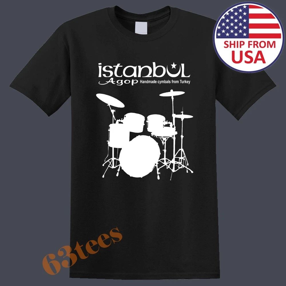 Istanbul Agop Drums Cymbals Men's Black Size S to 5XL Unisex