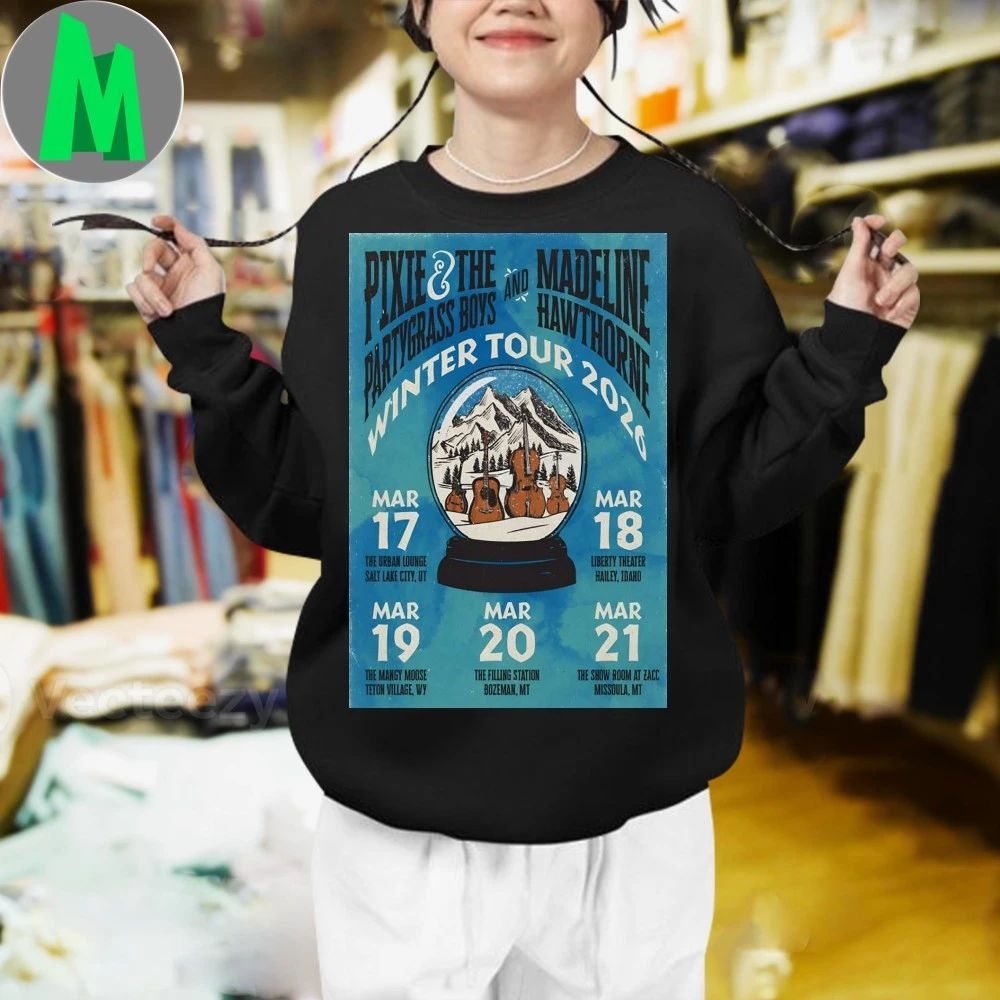 Original Pixie And The Partygrass Boys Tour Winter 2026 Poster Unisex