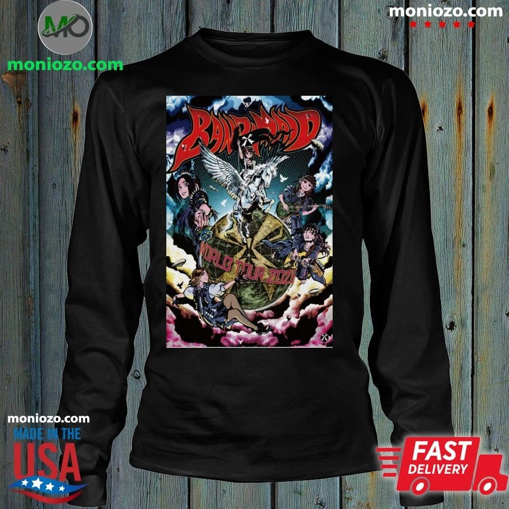 Band-Maid World Tour 2026 Poster Shirt – Best Gift for Music Fans Unisex