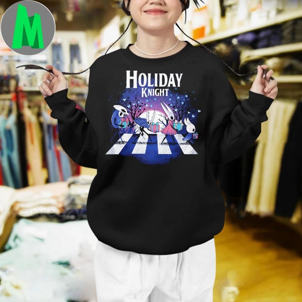 Hollow Knight The Knight, Hornet, Quirrel And Zote Holiday Knight Shirt Unisex