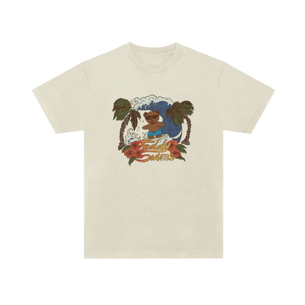 Teddy Swim Surf'S Up Teddy Unisex White All Size Unisex