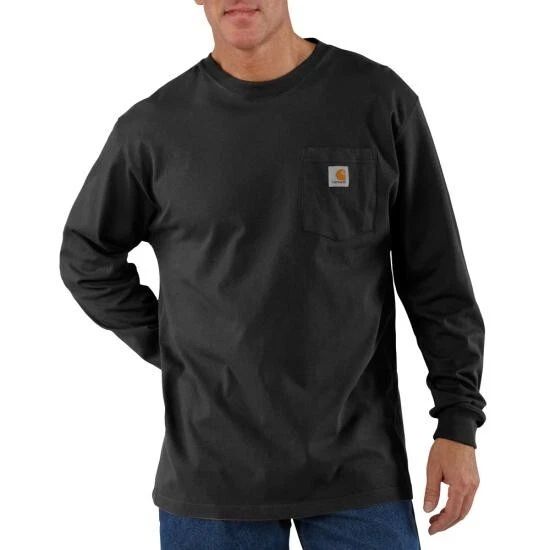 Men's Carhartt K126 Long Sleeve Workwear Crewneck Unisex