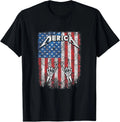 Rock Sign Heavy Metal Fourth of July USA Flag Merica Unisex Unisex